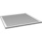 Ekena Millwork Vertical Surface Mount PVC Gable Vent: Functional, w/ 2"W x 1-1/2"P Brickmould Frame, 42"W x 40"H GVPVE42X4002SF - alternate 3